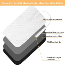 10/20/50Pcs Tens Electrode Pads Gel Electric Patches For Reusable Acupuncture Body Massager Pulse EMS Muscle Stimulator Sticker