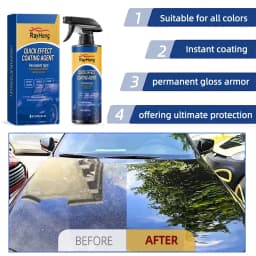1-5PCS Car Nano Coating Spray Auto Quick-Dry Coating Hydrophobic Protection Polishing Maintenance Renewal Agent Accessories