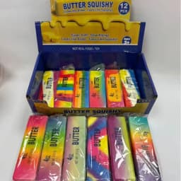 2026 Hot Butter Squishy Pu Slow Rising Squeeze Creative Multicolor Stress Relief Simulated Butter Anxiety Relief Fidget Toy
