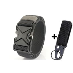 New Quick Release Metal Pluggable Buckle Tactical Belt Breathable Elastic Military Belts For Men Stretch Pants Waistband Hunting