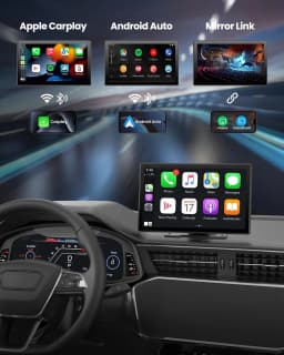 Jansite 10.1'' 4K Dashcam 4:3 Large Screen Carplay Android Auto DVR Car Intelligent Systems Multimedia Video Player Stereo Radio