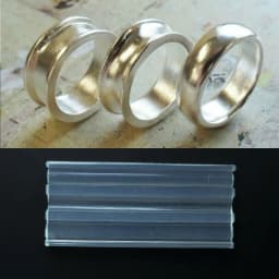 Unique Handmade Ring Creation Silicone Mold Unique Mold for Silver Clay Artisans A0KD