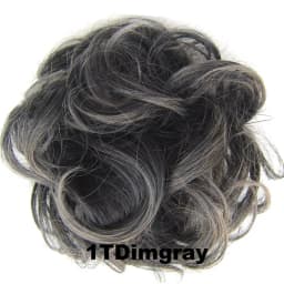 Zolin Synthetic Messy Curly Hair Bun Scrunchie Chignon Donut Elastic Rope Rubber Band Hair Bun Pad Updos Hairpiece