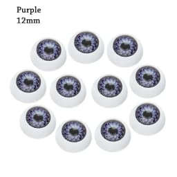 10pcs 12/20mm Funny Plastic Doll Safety Eyes For Animal Toy Puppet Making Dinosaur For Bjd Doll Round Eyes DIY Craft Accessories