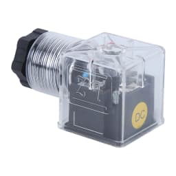 5Pcs Solenoid Coil Plug Hydraulic Solenoid Valve Transparent Voltage Universal Accessories DC24V