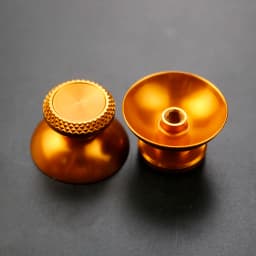 YUXI 2PCS Metal Analog Joystick Thumb Stick Grip Cap Replacement Parts for PS5 Controller Thumbstick Replacement
