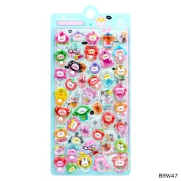1 pc/4 pcs Cartoon Fruit Sushi Food Drop 3D Relief Stickers Scrapbooking DIY Journaling Sticker Cute Stationery Sticker Gift