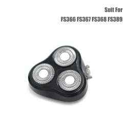 1 Set Metal Shaver Head Mens Rotary Electric Popup Trimmer Razor Blade For FS366 367 368 389 Replacement Beard Razor Heads