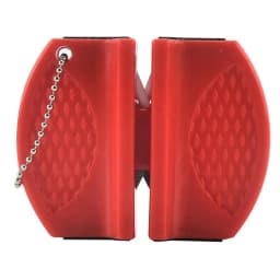1pcs Mini Knife Sharpener Rough And Delicate Double Sided Sharpener Portable Ceramic Sharpener Pocket Outdoor Camping And Hiking