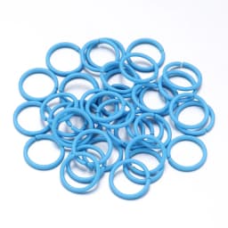 50pcs 8mm 10mm Colorful Single Loop Ring Metal Closed End Single Ring For Diy Jewelry Making Connectors Accessories Supplies