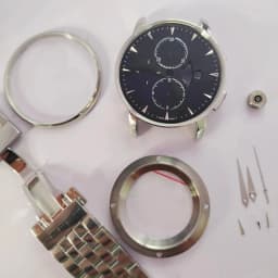 7750 case, M8607 case, watch case, watch accessories, sapphire mirror stainless steel case.