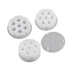 7 Hole Head Dices Mold Dices Storgae Box Silicone Molds DIY Crystal Epoxy Resin Mold Digital Game Easy to Release