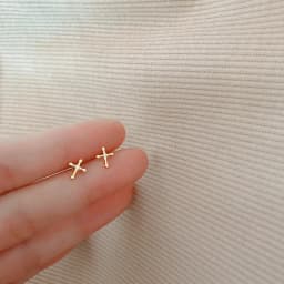 Lovely Small Earrings Piercings Wing Heart Stud Earrings For Women Gold Color 925 Silver Needles Ear Stud Jewelry For Teen Gift