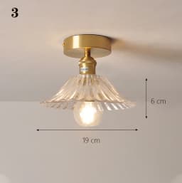 Modern Pendant Ceiling Lamp with Glass Shade for Kitchen Aisle Balcony Bedroom Home Art Deco Led Ceiling Lights Fixtures E27