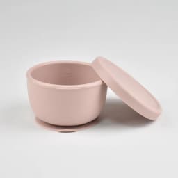 Silicone Suction Bowl with Lid, 260ML - Non-Spill Baby Feeding Bowl, Secure Suction Base for Toddlers, Learning Self-Feeding