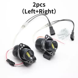Daytime Light 160W/pair 6000K White Color DRL LED Marker Light Angel Eyes Bulbs for BMW 3 series E90 E91 LCI Halogen 09-11
