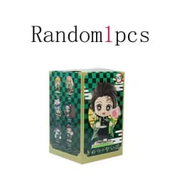 Hot sold 1-12pcs Anime Demon Slayer Model Tanjiro Kamado Nezuko cartoon figure PVC model ornament child Christmas Halloween gift
