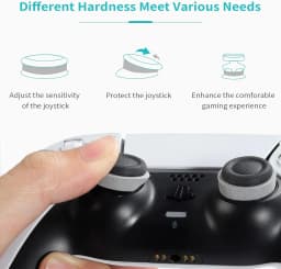 Precision Rings Aim Assist Rings Motion Control for ROG PS5 Steam PS4 Xbox Series X/S One Switch Controller Grips Sponge Rings