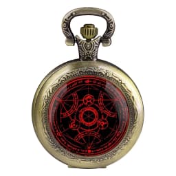 Hot Creative Archangel Amulet Chain Pocket Watch Arabic Numerals Pendant Clock Personalized Gifts Souvenir Gifts for Men Women