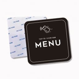 Big Size Square Instagram NFC plate Sign NFC Social Media Plate for Barber Shop  Eyelash Nail Shop Decoration