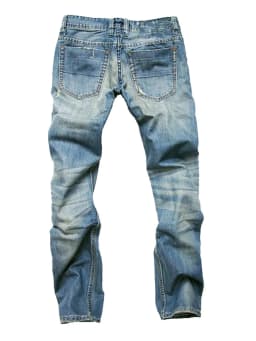 Hole Jeans for Men Mid Waist Washed Straight Pants Streetwear Vintage Zipper Fly Denims 2024 Autumn Ankle Length Trousers