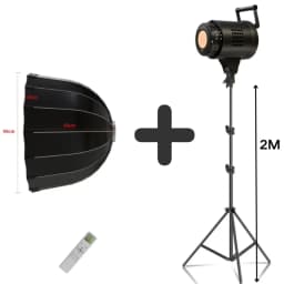 Bowens Video Studio Kit 135W Photography Light Kit LED Lamp Flash Studio New Year Lighting 3000-6000K 3 Color