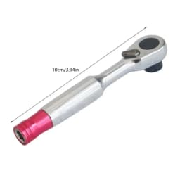 Mini Hex Wrench Hand Sockets Ratchets 2 in 1 1/4 Wrench Set Screwdriver Torques Spanners Hand Repair Tool for Vehicle Bicycle