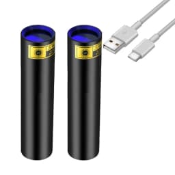 3W Mini USB Rechargeable 365/395nm Blacklight UV Flashlight Ultraviolet Torch Cat Dog Urine Scorpion Tinea Money Detector Lamp