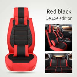 For Honda Pilot 2007-2021 5-Seat Car Seat Covers Full Set Leather Deluxe Cushion Front Rear Seat Back Cushion Pad Mat Backrest