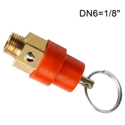 Air Compressor Pressure Safety Relief Valve Brass 1/8" 1/4'' For BSP 8kg 120PSI Pressure Release Regulator Air Compressor Access