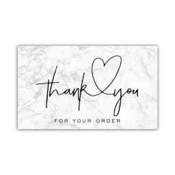 10-30pcs New Thank You Card For Supporting Business Package Decoration "Gorgeous Thanks" Business Card Handmade With Love