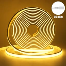 DC 12V 24V COB LED Strip Neon Light Dimmable 320LED/m Flexible Silicone Rope Lights Linear Lighting 1m 2m 5m 10m 15m 20m 50CM