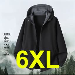 Zippered Hoodie Jacket Men 10XL 11XL Plus Size Hoodies Fashion Casual Solid Color Hoodies Male Spring Autumn
