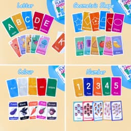 58PCS Baby Flash Cards Montessori Didactic Material Words Letter Number Learn Cards Color Shape Cognition Educational Parish Toy