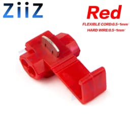 10pcs/30pcs T-Tap Connector Quick Electrical Cable Connector Snap Splice Lock Waterproof Crimp Wire Terminal Blue Yellow Red