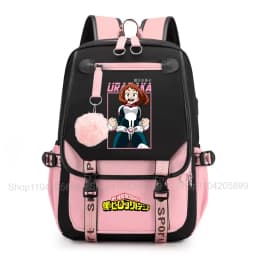 My Hero Academia Anime Print Student Backpack Lightweight Casual Daypack for Girls School Travel
