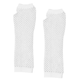 New 1Pair Womens Long Fishnet Net Gloves Fingerless Mesh Gloves Punk Rock Fancy Night Club Party Arm Warmer Gloves Sexy Gloves