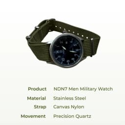 2026 Classic Pilot Quartz Men Watch Brown Leather Strap Retro Casual Business Daily Wear