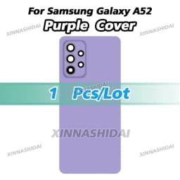 New Battery Cover for Samsung Galaxy A52 Back Cover Case Housing Cover Repair Parts Battery Cover Door