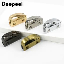 2/4/10Pcs Bag Side Clip Buckles with Screw Metal Spring Clasps Handbag Strap Chain Decoration Hanger Hook Hardware Accessories