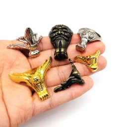 4pcs Jewelry Chest Wood Box Gift Wine Case Decorative Feet Leg Corner Protector Support Bracket with screws Golden Silver Bronze
