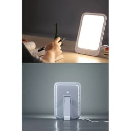 Sad Therapy Lamp Bionic Sunlight Daylight Lamp 20000 Lux Cool & Warm Light Against Depression 3 Light Color 10 Brightness Levels