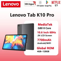 Global ROM Original Lenovo Tab M11 K10 11” 90Hz Display Android 13 L1 MediaTek Helio G88 8GB/128GB 7040mAh Battery Tablet 2025