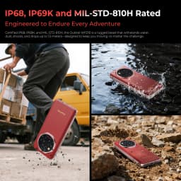 OUKITEL WP210 Rugged Phone - MTK 8200, 36GB 512GB, 8800mAh 45W, 6.7", 108MP NFC Android15 Smartphone WIFI/5G