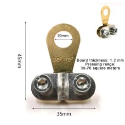 1PC Car Battery Clip Car Battery Terminals Thickened Wire Pure Copper Pile Head Terminal Chuck Replacement
