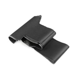 Braids on Steering Wheel For Toyota Prius 20 XW20 2004 2005 2006 2007 2008 2009 Car Steering Wheel Hand-stitched Leather Cover