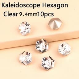 Different Shapes Super Clear 10PCS Rhinestones Glass DIY Accessories Crafts Crystal Jewels Beads For Nail Art Garment Decoration