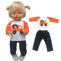 Nenuco Doll Jacket Set for 40cm Baby Dolls Clothes Toys Wear Children Girl Gifts