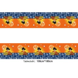 Dragon Ball Z Birthday Party Decoration Anime Tableware Invitation Cards Banner Backdrop Poster Cake Topper Number Balloon Set