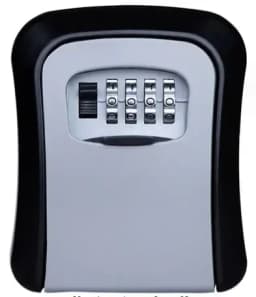 Key Keeper Combination Lock Wall Mounted Waterproof 4 Digits Passwords 5 Keys Storage Box Easy to Fix Home Or Office safe box